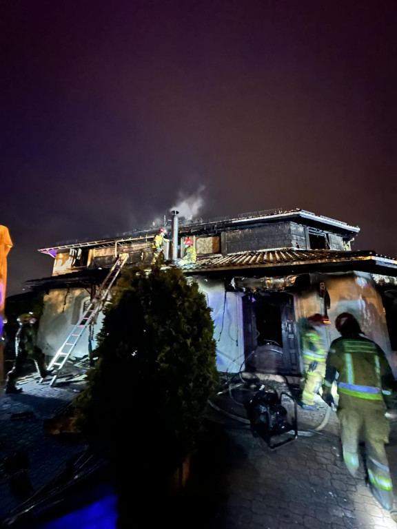 Pożar w restauracji