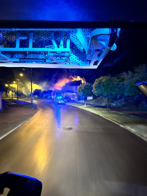 Pożar w restauracji