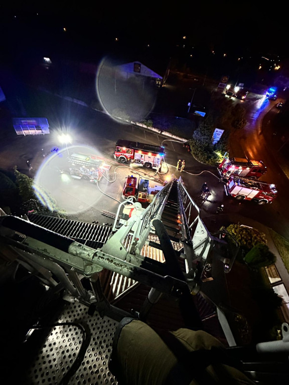 Pożar w restauracji