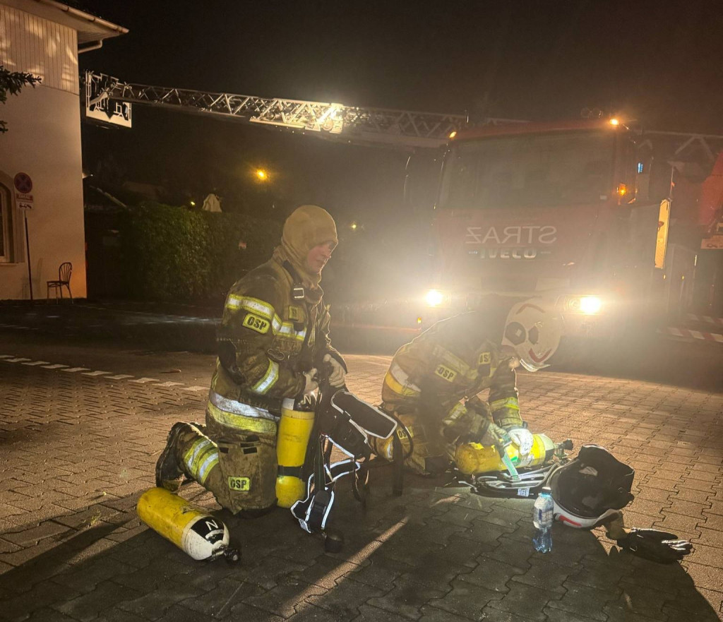 Pożar w restauracji