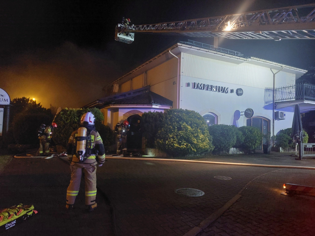 Pożar w restauracji