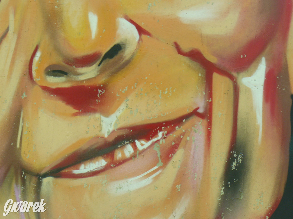 Tarnowskie Góry. Mural w parku Repeckim niszczeje