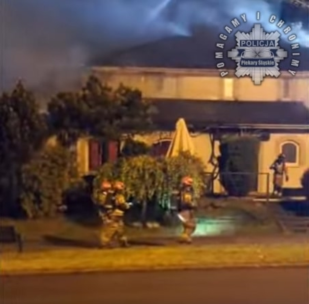 Pożar w restauracji