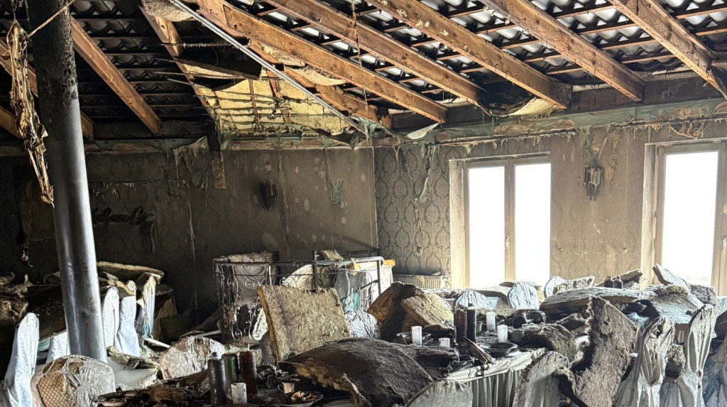 Pożar w restauracji