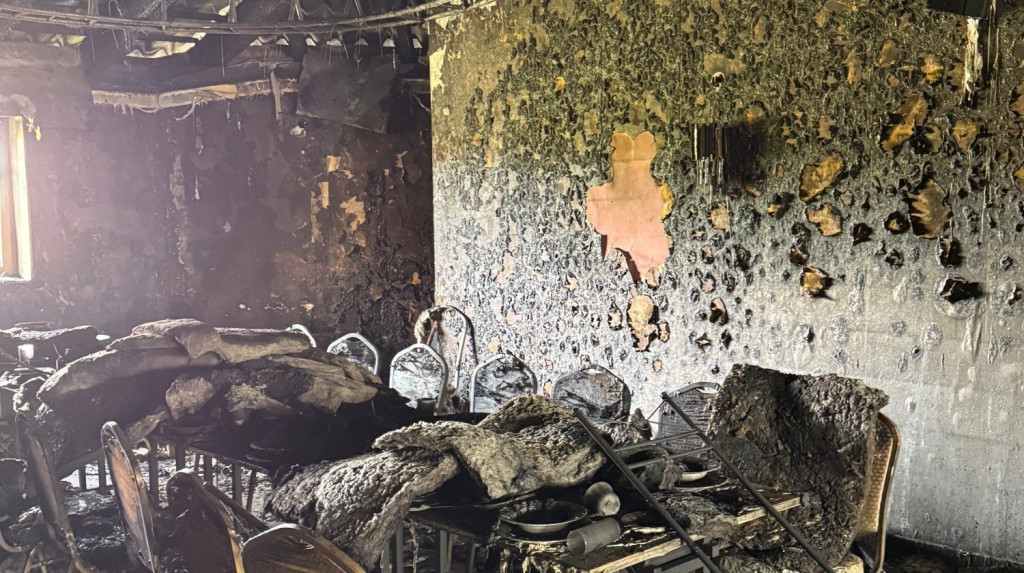 Pożar w restauracji