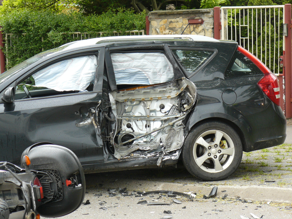 Tarnowskie Góry. Zderzenie na ul. Sienkiewicza