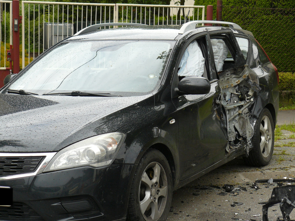 Tarnowskie Góry. Zderzenie na ul. Sienkiewicza