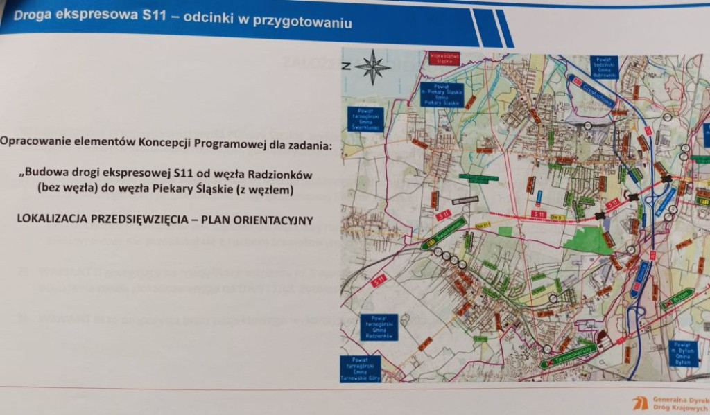 Piekary Śląskie, powiat tarnogórski. Co z S11?