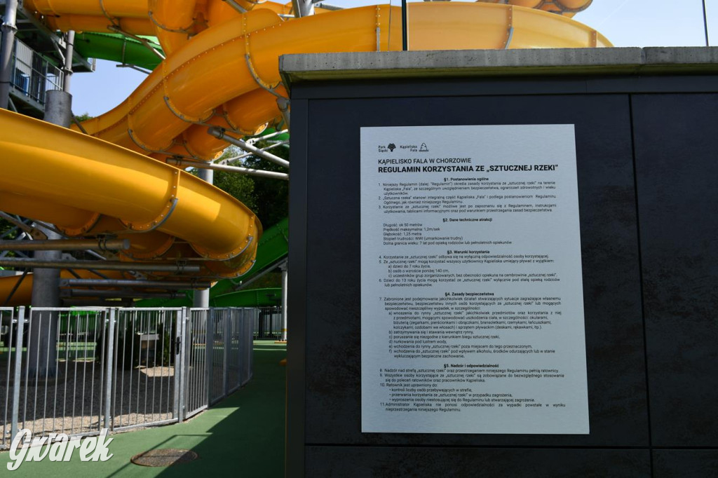 Fala w Parku Śląskim. Wielkie otwarcie kąpieliska