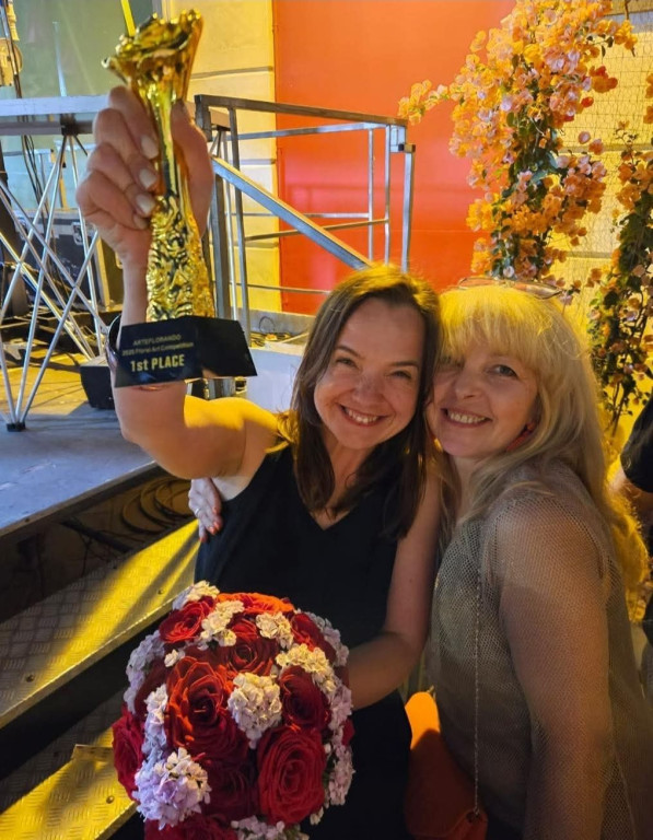 Tarnowskie Góry, Włochy. Nasza florystka na podium