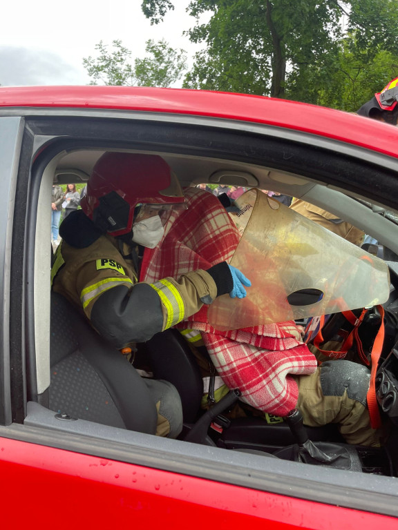 Tarnowskie Góry. Akcja przed Chemikiem, konferencja...