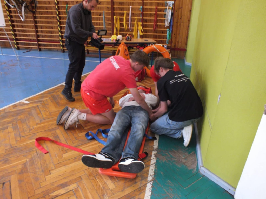 Tarnowskie Góry. Akcja przed Chemikiem, konferencja...