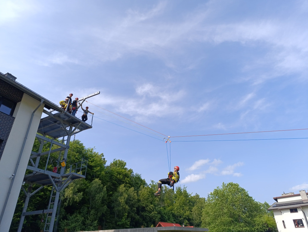  Strażacy z Radzionkowa trenowali z GOPR-em