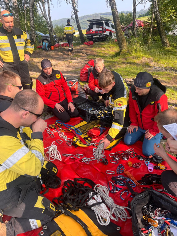  Strażacy z Radzionkowa trenowali z GOPR-em