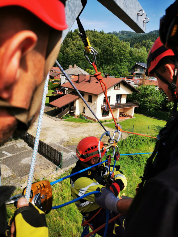  Strażacy z Radzionkowa trenowali z GOPR-em