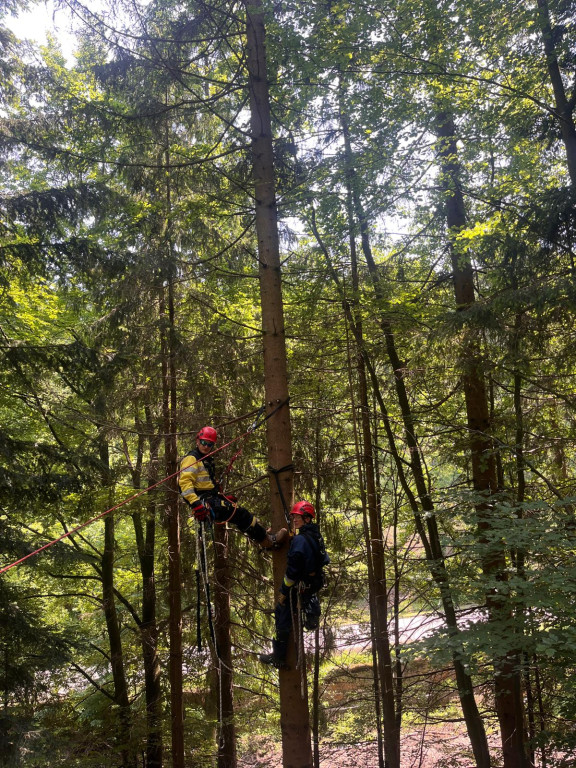  Strażacy z Radzionkowa trenowali z GOPR-em