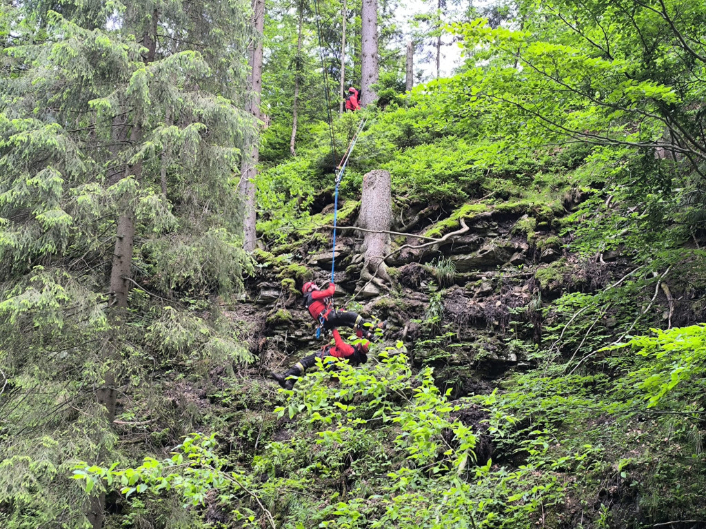  Strażacy z Radzionkowa trenowali z GOPR-em