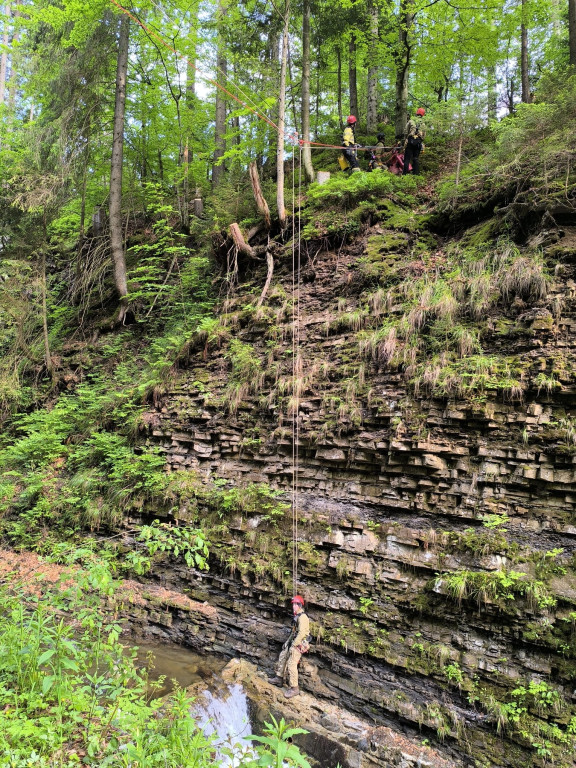  Strażacy z Radzionkowa trenowali z GOPR-em