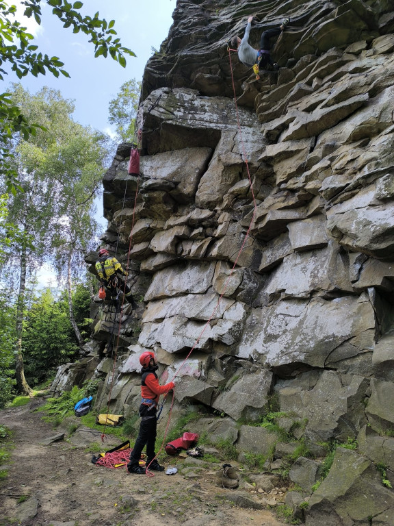  Strażacy z Radzionkowa trenowali z GOPR-em