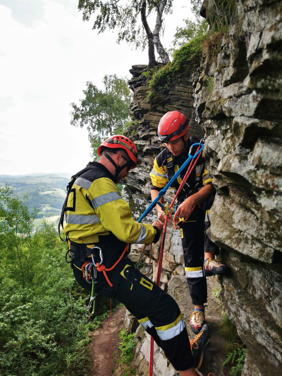  Strażacy z Radzionkowa trenowali z GOPR-em