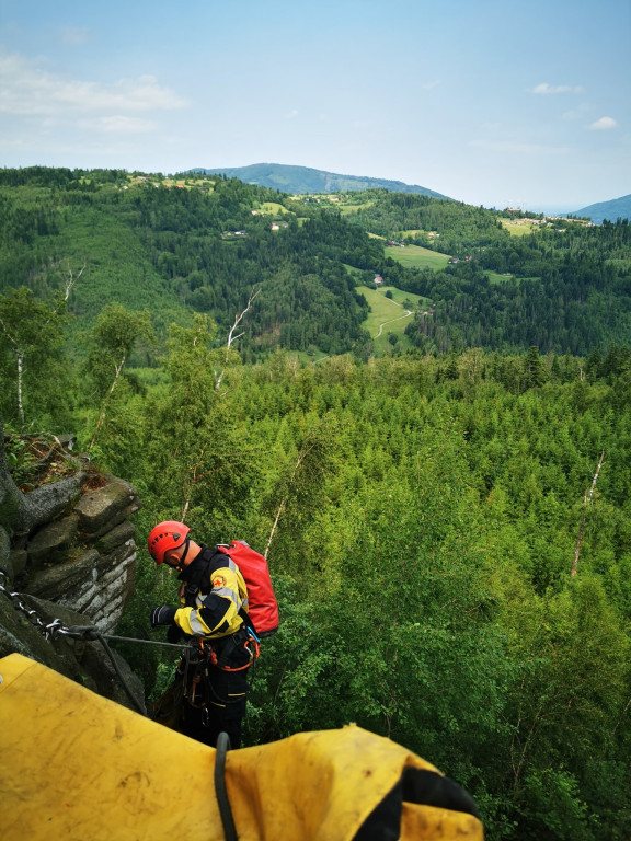  Strażacy z Radzionkowa trenowali z GOPR-em