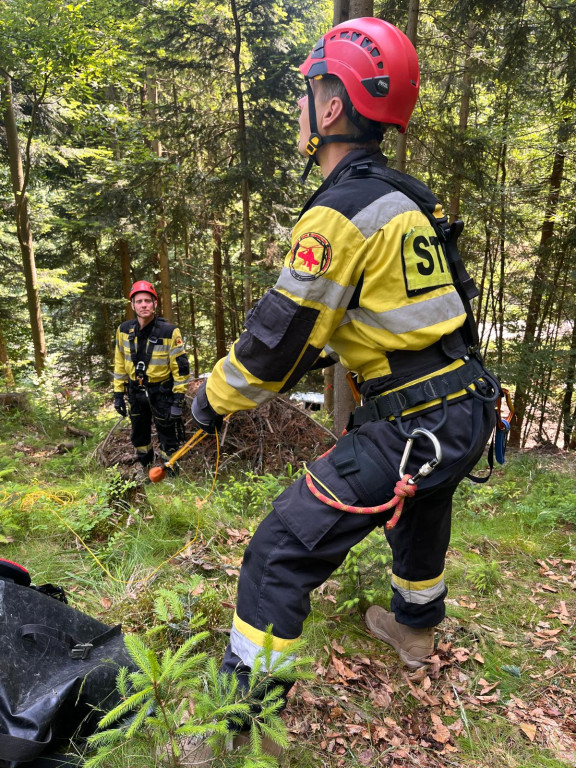  Strażacy z Radzionkowa trenowali z GOPR-em