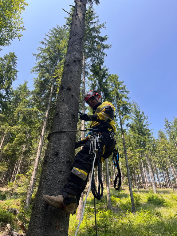  Strażacy z Radzionkowa trenowali z GOPR-em