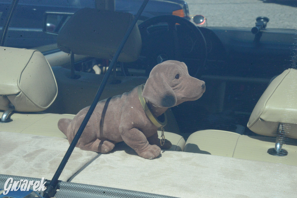 Mercedesy na rynku w Tarnowskich Górach