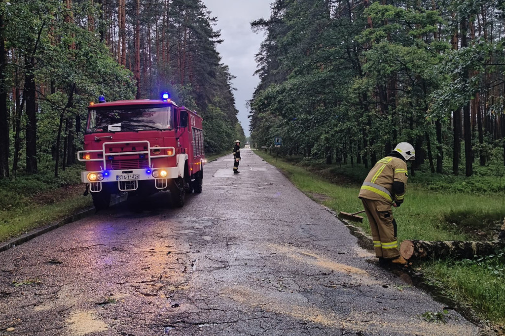 Powiat tarnogórski. Interwencje przez cały dzień