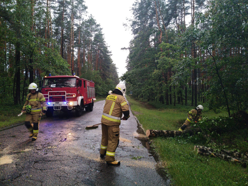 Powiat tarnogórski. Interwencje przez cały dzień