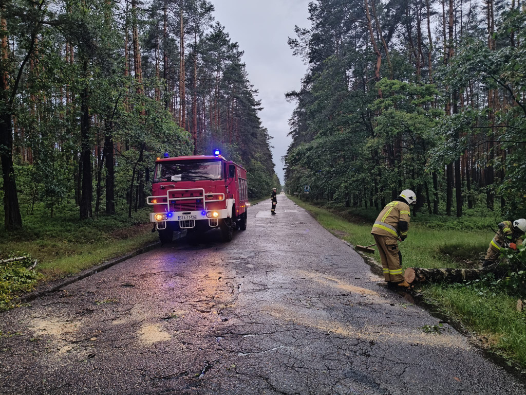 Powiat tarnogórski. Interwencje przez cały dzień
