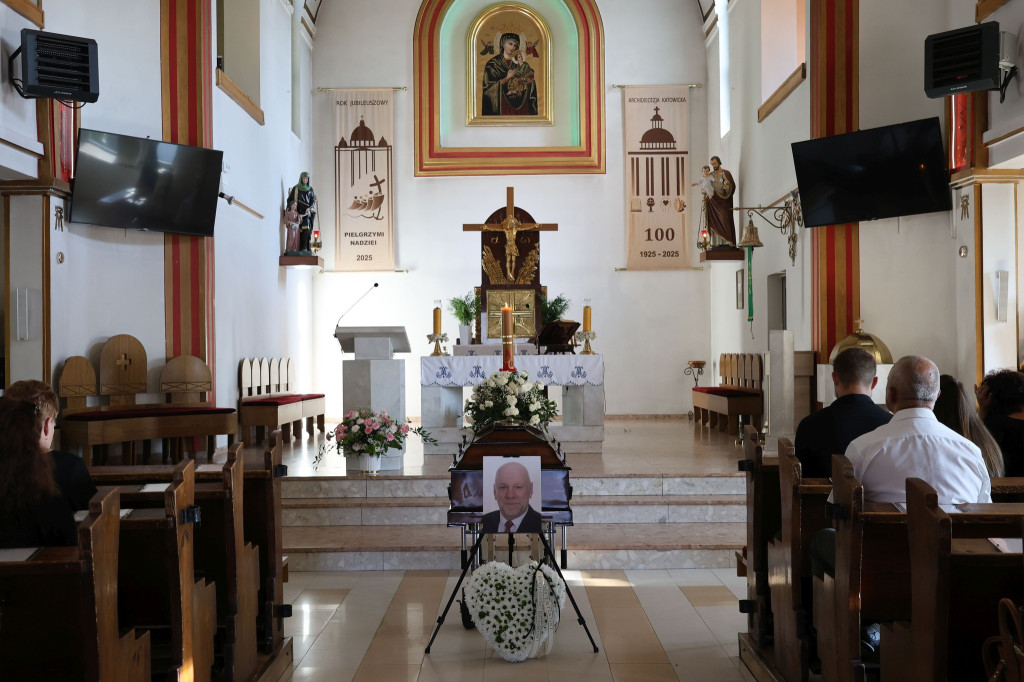  Pogrzeb Stanisława Plajznera, wiceprzewodniczącego rady