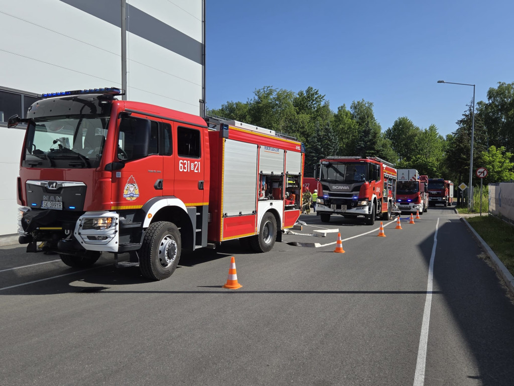 W elektrociepłowni wybuchł pożar. Ćwiczenia