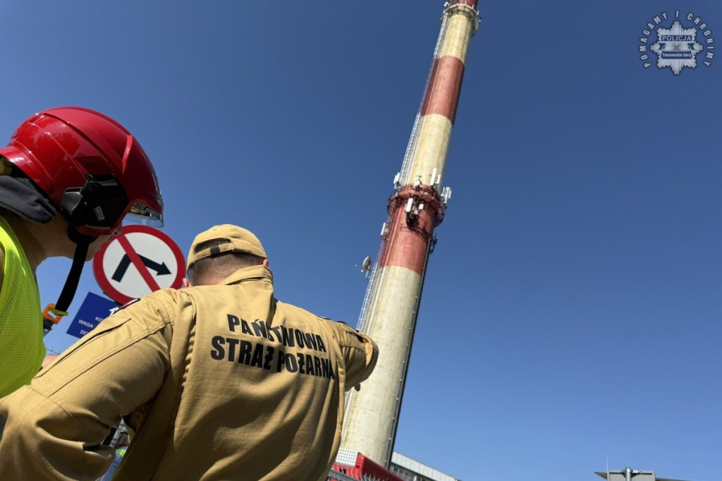 W elektrociepłowni wybuchł pożar. Ćwiczenia