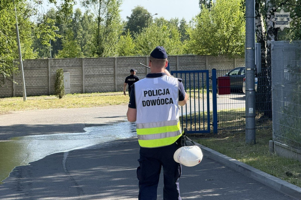 W elektrociepłowni wybuchł pożar. Ćwiczenia