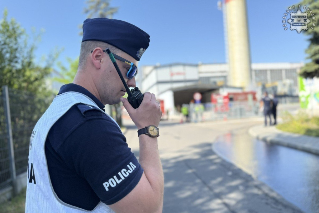 W elektrociepłowni wybuchł pożar. Ćwiczenia