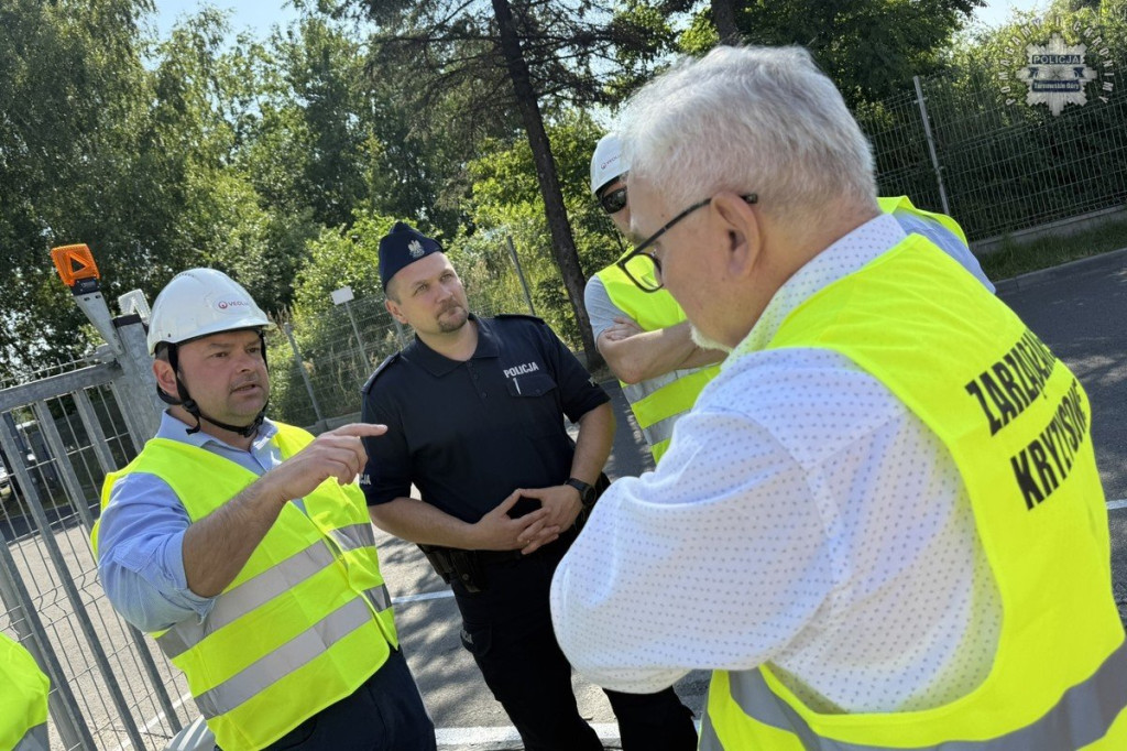 W elektrociepłowni wybuchł pożar. Ćwiczenia