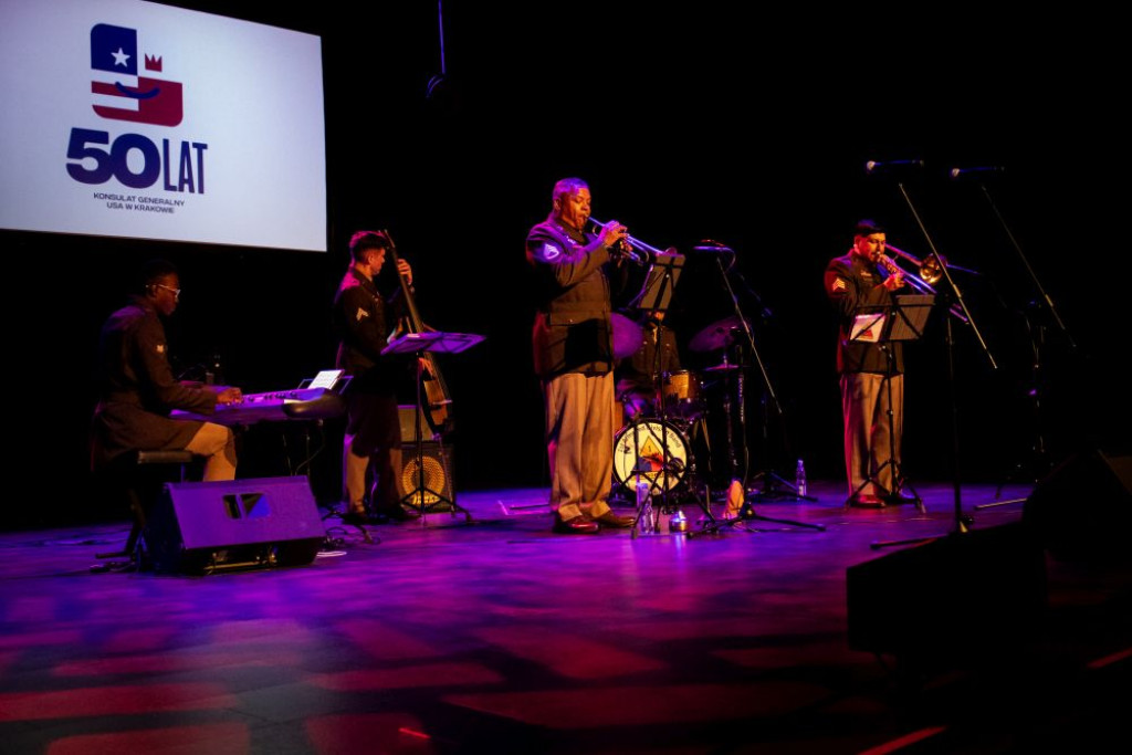 Amerykańscy żołnierze w Piekarach Śląskich