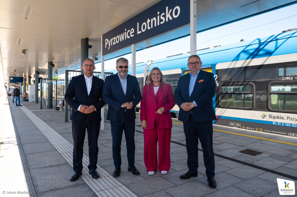 Przez Bytom, Radzionków i Tarnowskie Góry na lotnisko