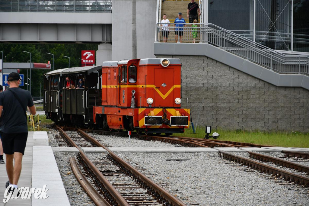 Wąskotorówka wróciła do Miasteczka Śl. Stacja przebudowana