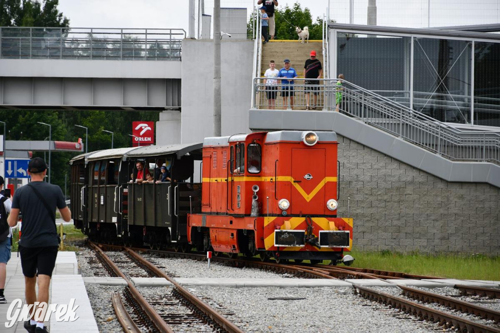 Wąskotorówka wróciła do Miasteczka Śl. Stacja przebudowana