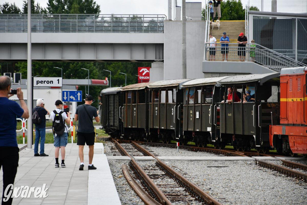 Wąskotorówka wróciła do Miasteczka Śl. Stacja przebudowana