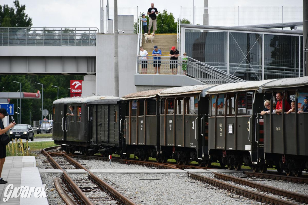 Wąskotorówka wróciła do Miasteczka Śl. Stacja przebudowana