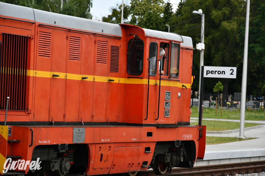 Wąskotorówka wróciła do Miasteczka Śl. Stacja przebudowana