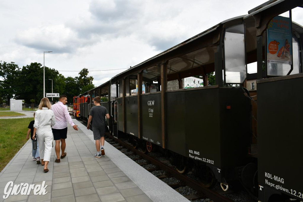 Wąskotorówka wróciła do Miasteczka Śl. Stacja przebudowana