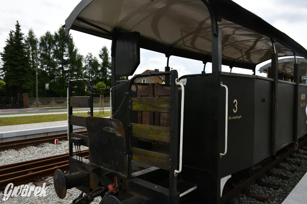 Wąskotorówka wróciła do Miasteczka Śl. Stacja przebudowana