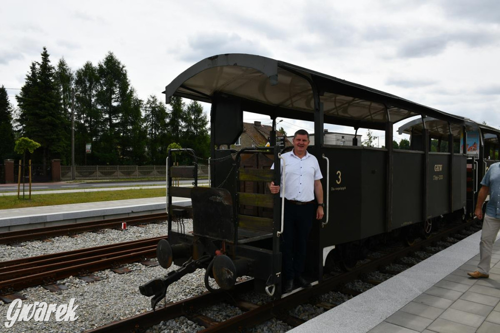 Wąskotorówka wróciła do Miasteczka Śl. Stacja przebudowana