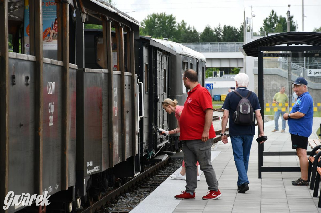 Wąskotorówka wróciła do Miasteczka Śl. Stacja przebudowana