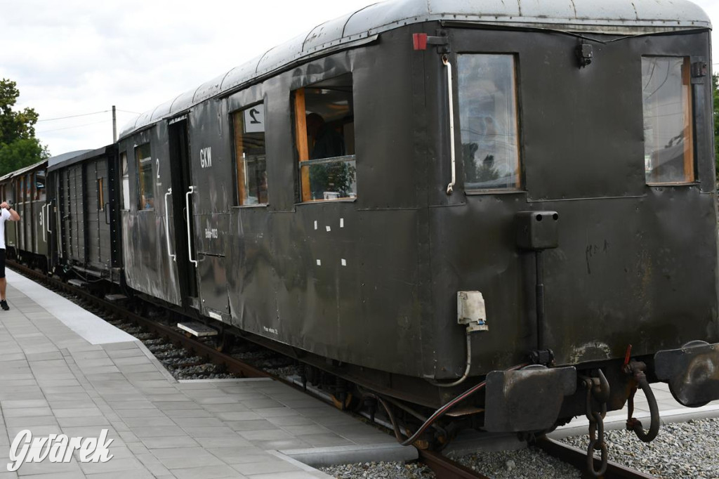 Wąskotorówka wróciła do Miasteczka Śl. Stacja przebudowana