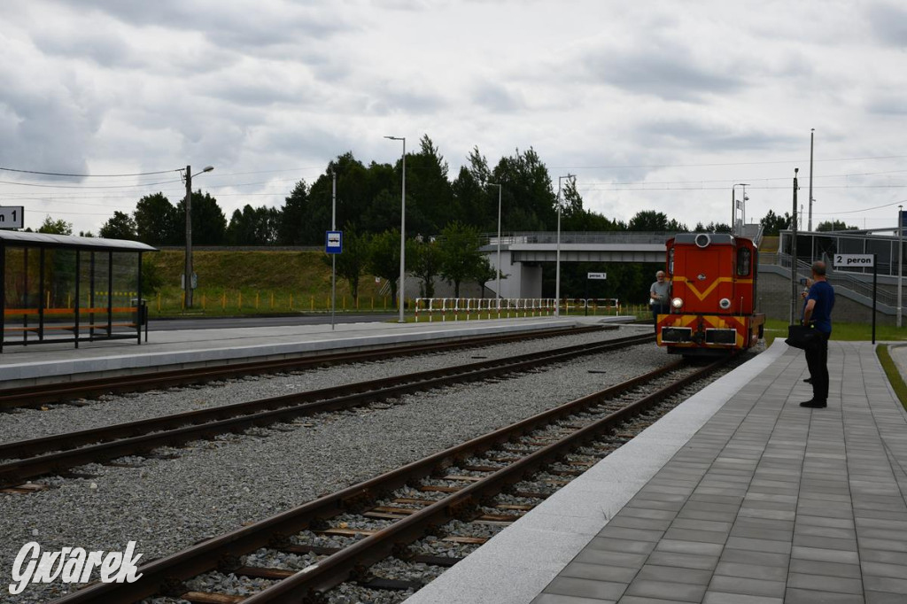 Wąskotorówka wróciła do Miasteczka Śl. Stacja przebudowana